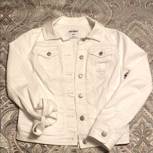 Old Navy White Denim Jacket